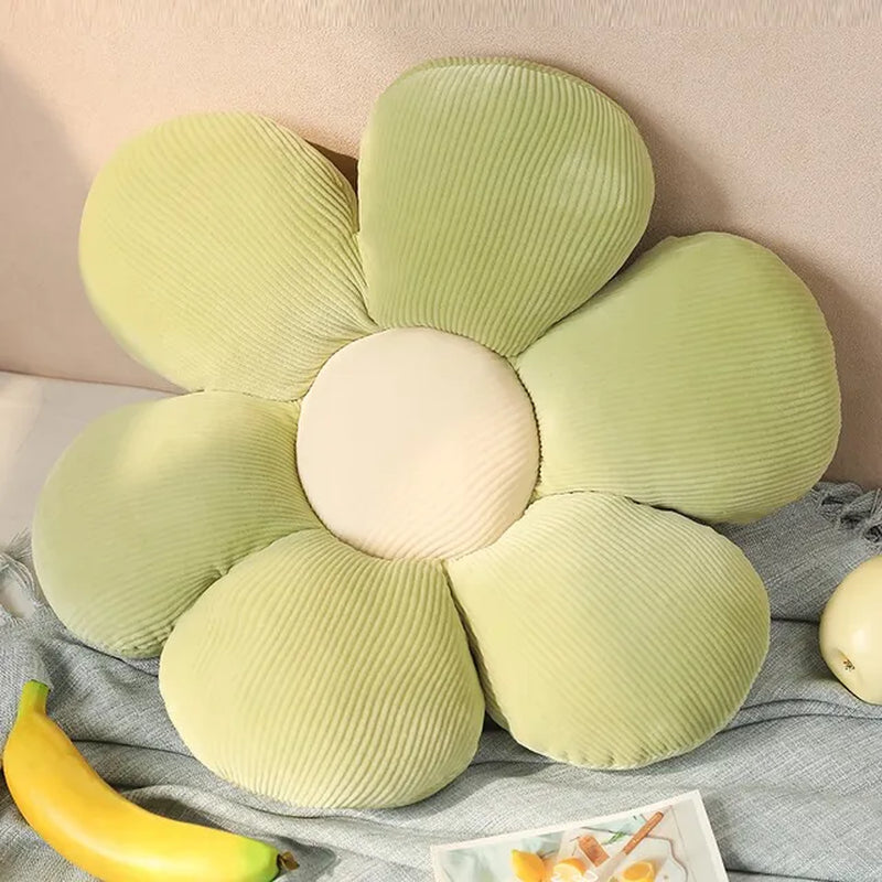 35CM Colorful Flowers Plush Pillow Plant Petal Cushion Stuffed Toys for Girls Baby Home Decor Gift