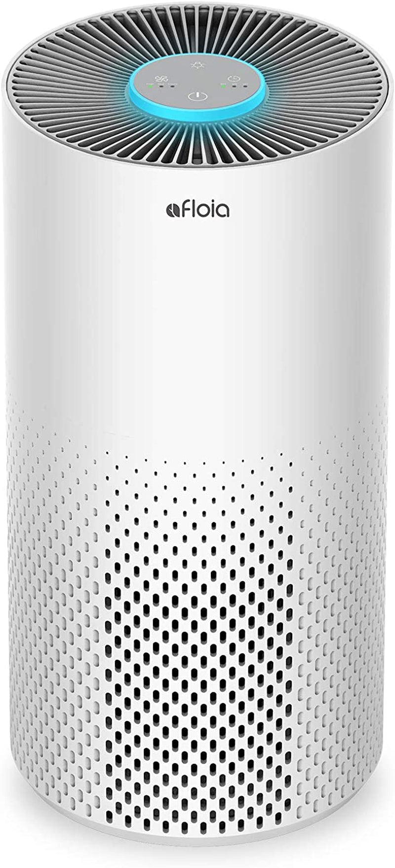 Air Purifiers for Home Bedroom Large Room up to 1076 Ft², True HEPA Filter Air Purifier for Pets Dust Pollen Allergies Dander Mold Odor Smoke, 22Db&7 Color Light, Kilo White