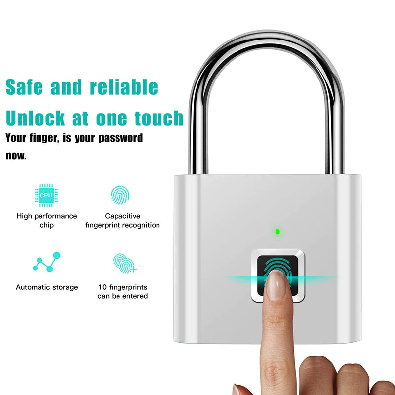 Smart Lock + Fingerprint Padlock