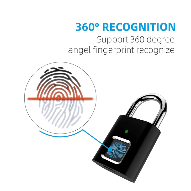 Smart Lock + Fingerprint Padlock