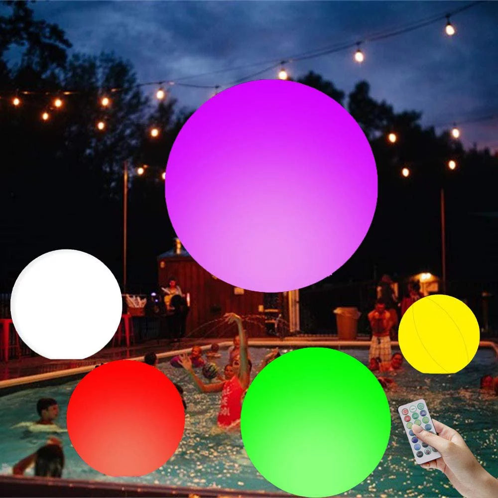 LED Beach Ball 16 Color Changing Lights Seen on Love Island