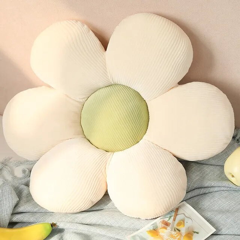 35CM Colorful Flowers Plush Pillow Plant Petal Cushion Stuffed Toys for Girls Baby Home Decor Gift