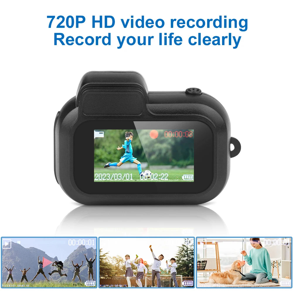 Retro Mini Camera with Screen Takes Video1080P HD Portable Great On Key Chains!