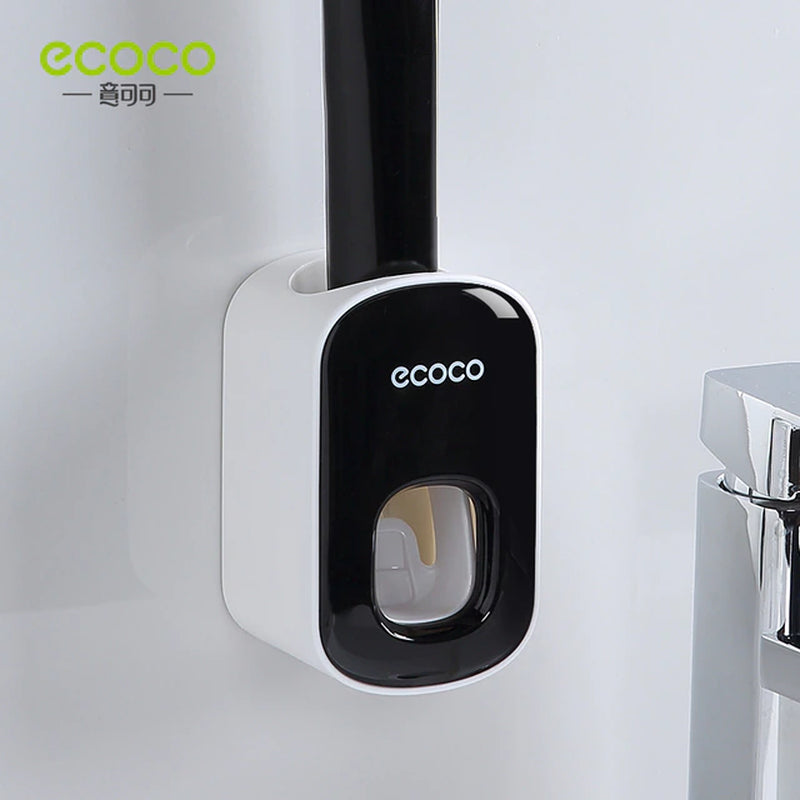 ECOCO Automatic Toothpaste Dispenser, Wall Mount Bathroom Accessory