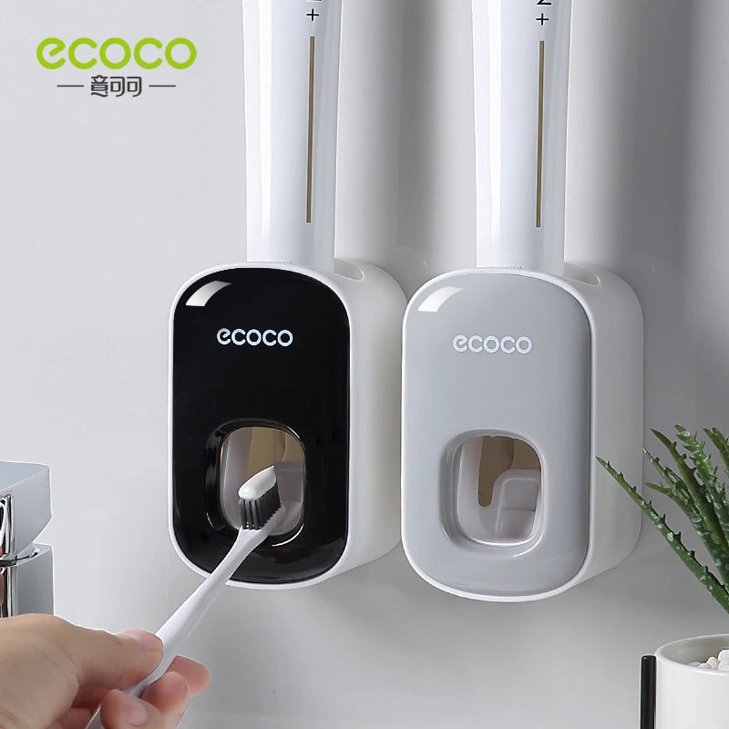 ECOCO Automatic Toothpaste Dispenser, Wall Mount Bathroom Accessory