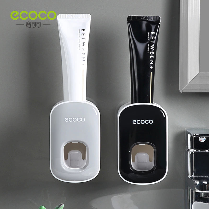 ECOCO Automatic Toothpaste Dispenser, Wall Mount Bathroom Accessory